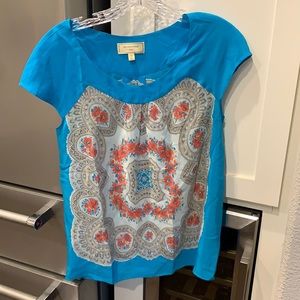 Anthropologie Moulinette Soeurs 100% Silk Blouse